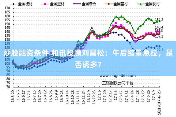 炒股融资条件 和讯投顾刘昌松：午后缩量急拉，是否诱多？