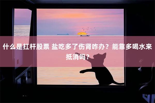 什么是扛杆股票 盐吃多了伤肾咋办？能靠多喝水来抵消吗？