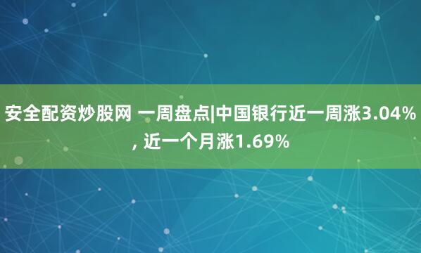 安全配资炒股网 一周盘点|中国银行近一周涨3.04%, 近一个月涨1.69%